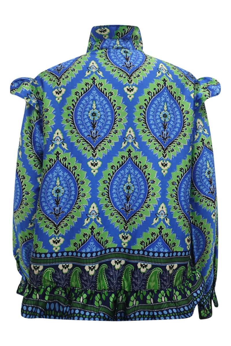 Noella - Bluse - Reno Blouse - Trisha Blue Print