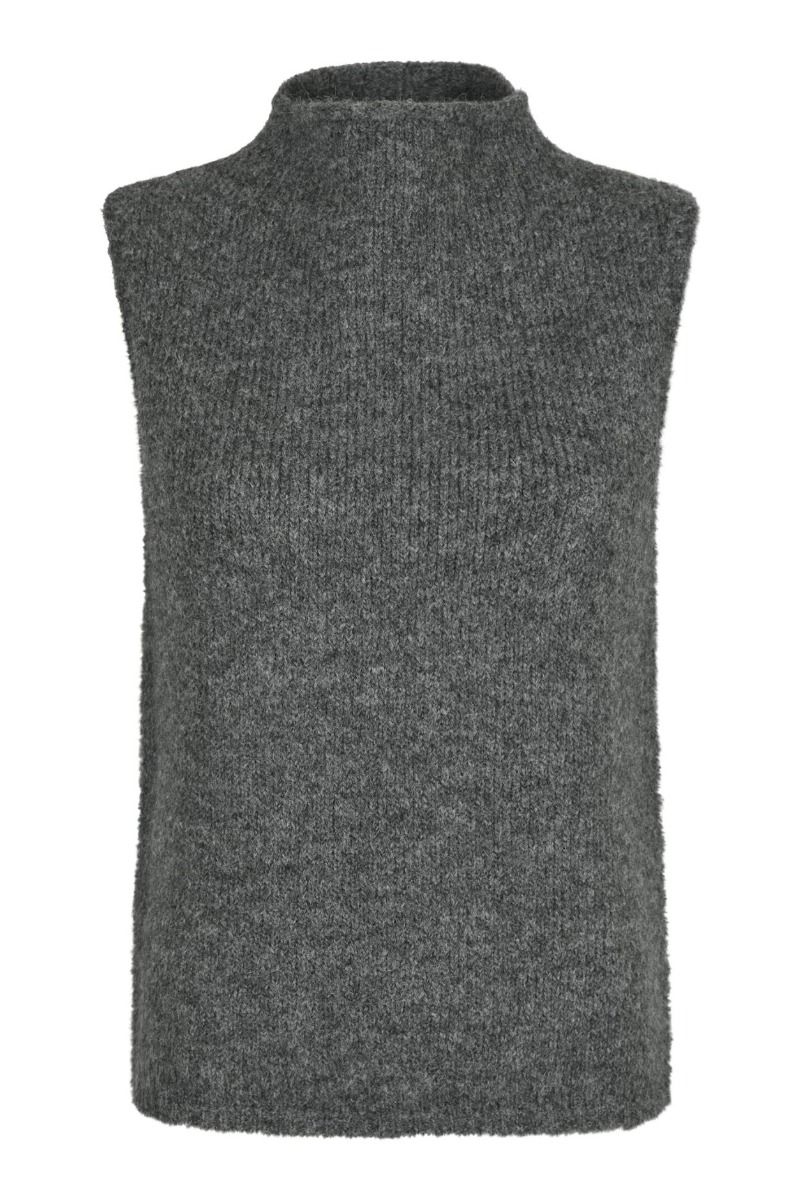 Neo Noir - Top - Odelia Knit Top - Antracit