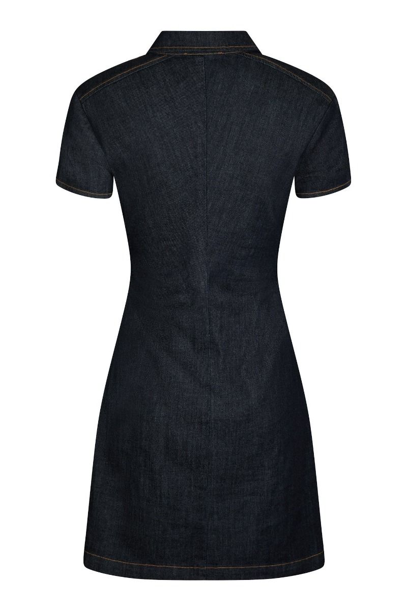 Neo Noir - Kjole - Abel Denim Dress - Dark Blue