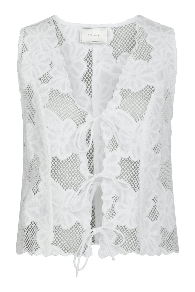 Neo Noir - Top - Alboa Embroidery Top - Off White