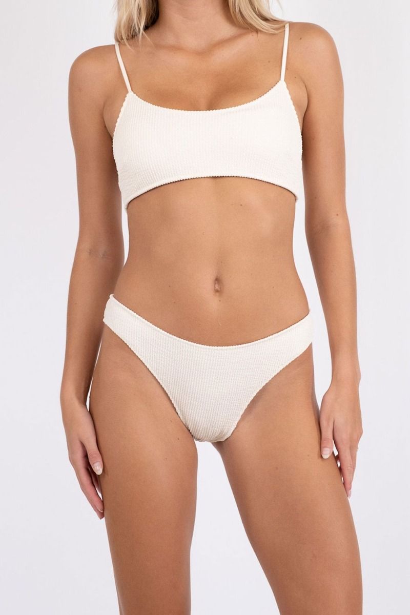 Neo Noir - Badetøj - Skin Sand Crepe Bikini Brief - Ivory