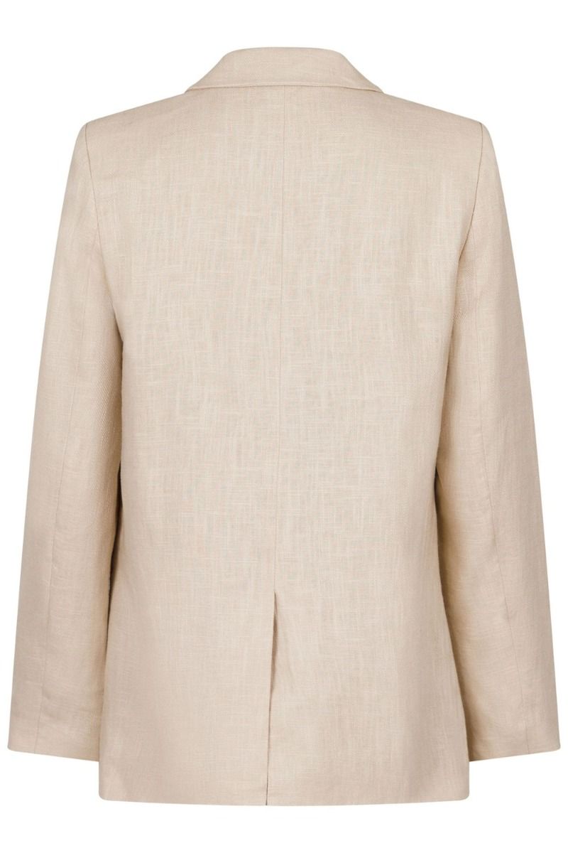 Neo Noir - Blazer - Ivery Heavy Linen Blazer - Sand