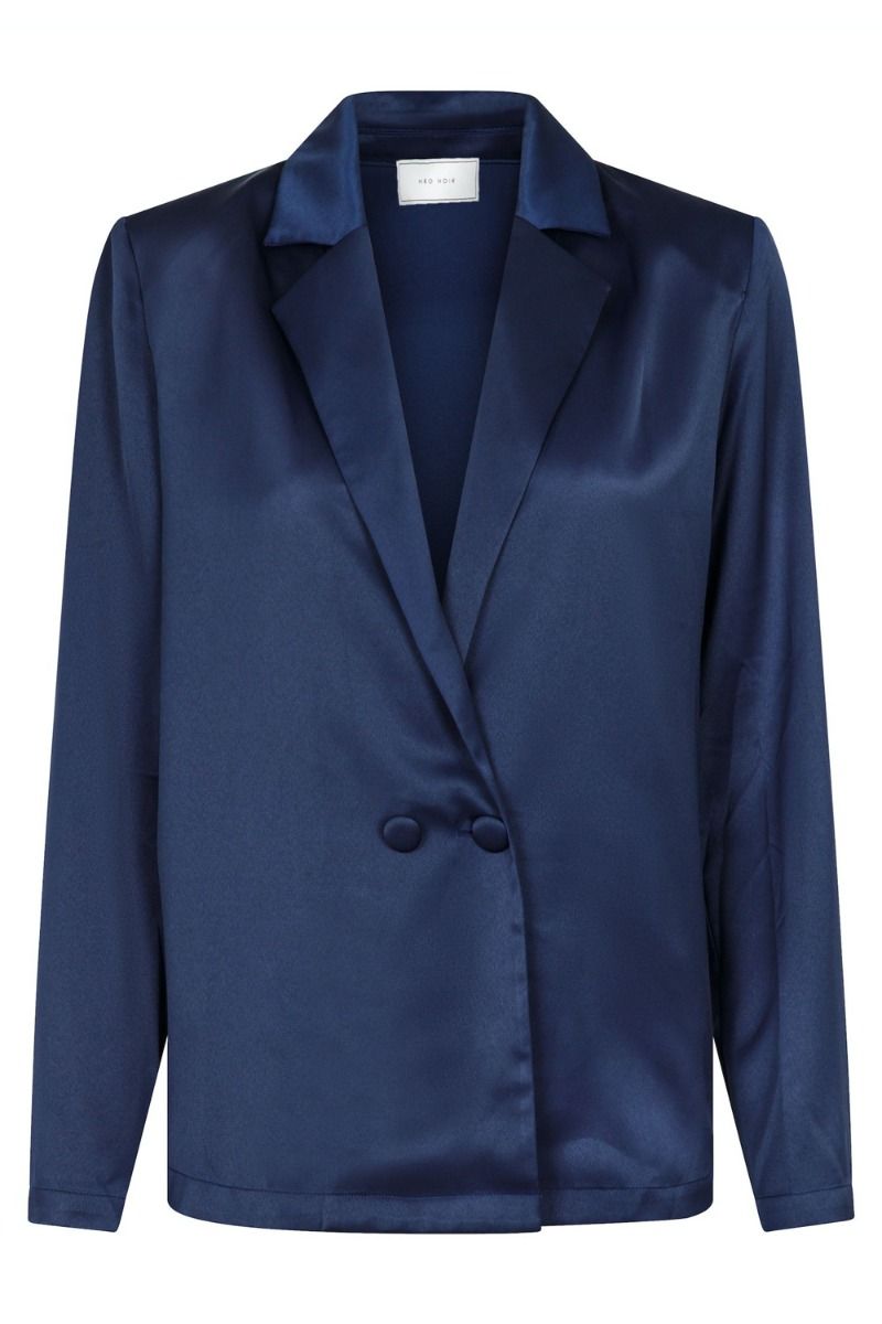 Neo Noir - Blazer - Leelou Solid Blazer - Dark Navy