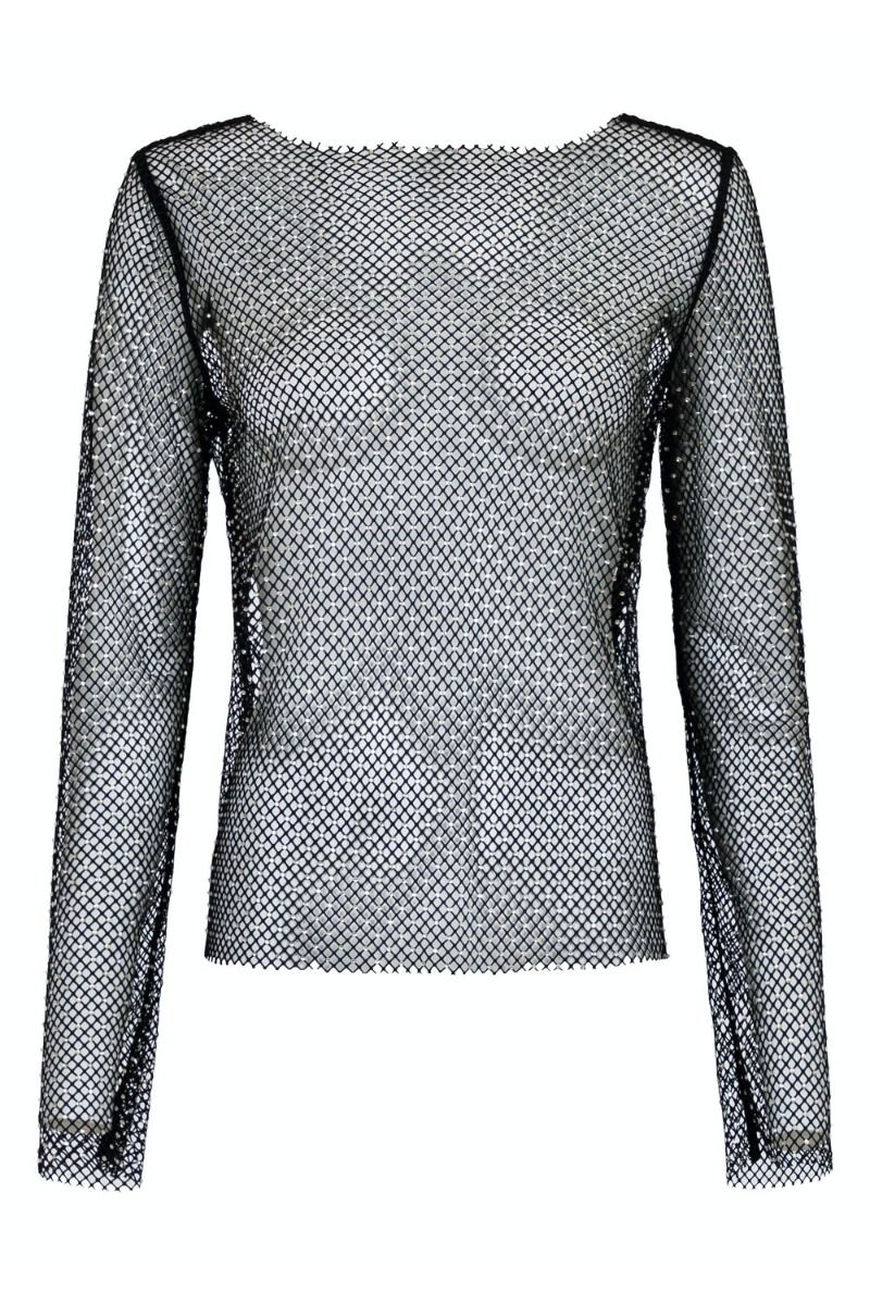 Neo Noir - Bluse - Aimee Stone Blouse - Black