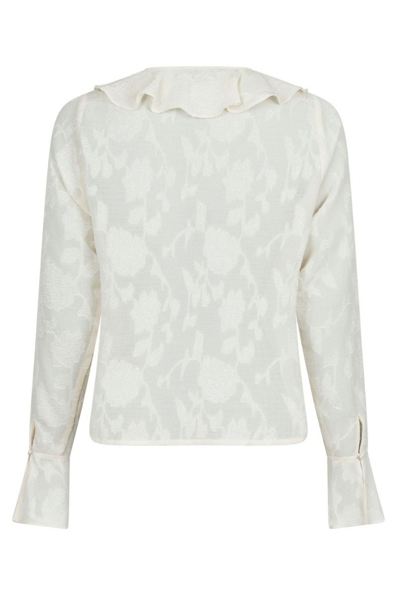 Neo Noir - Bluse - Anika Burnout Blouse - Off White