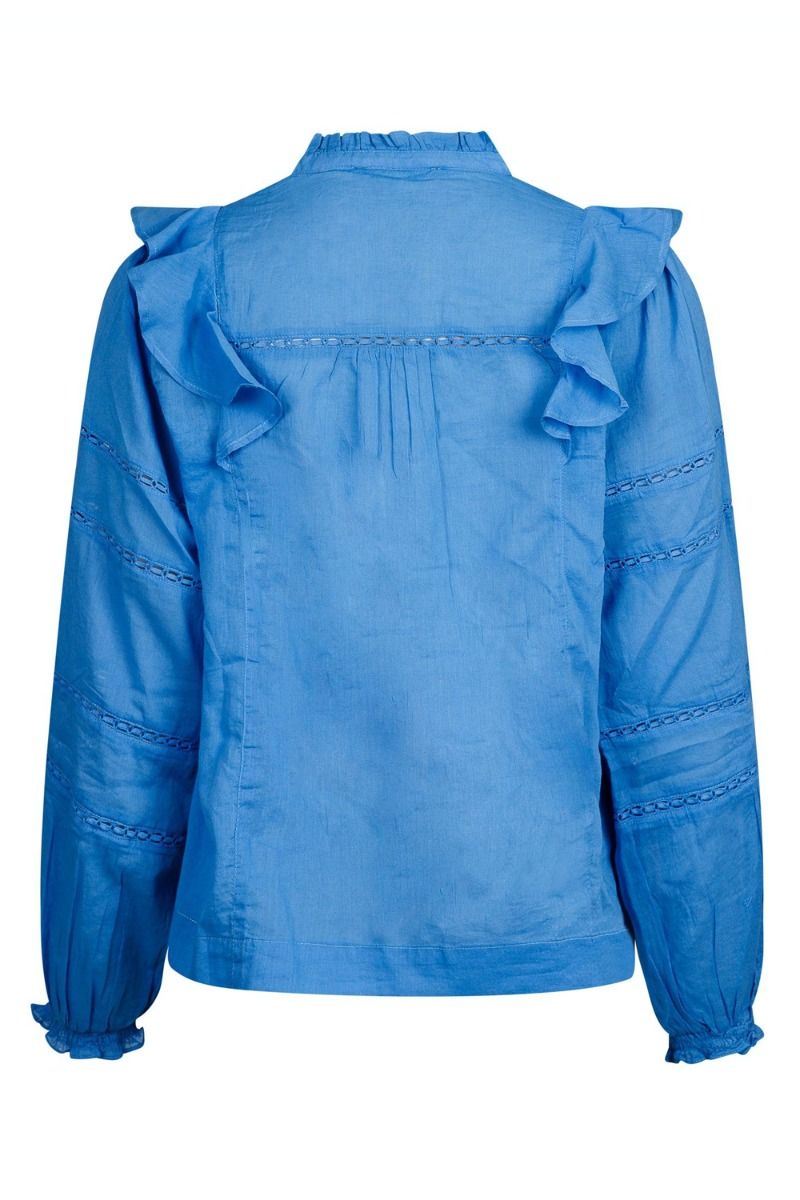 Neo Noir - Bluse - Aroma S Voile Blouse - Blue