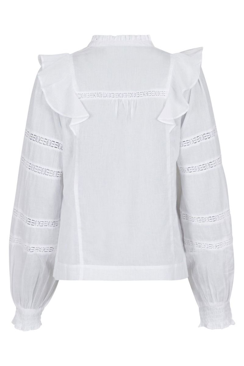 Neo Noir - Bluse - Aroma S Voile Blouse - White