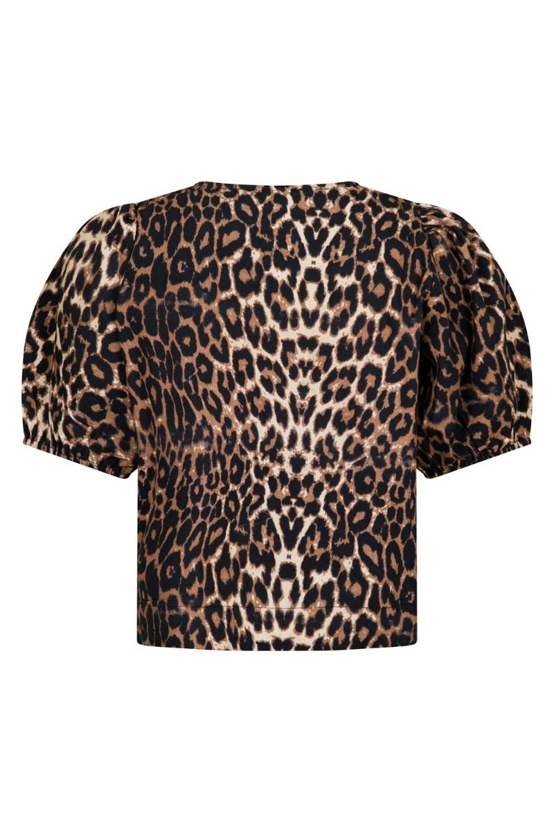 Neo Noir - Bluse - Bianca Leo Blouse - Leopard 