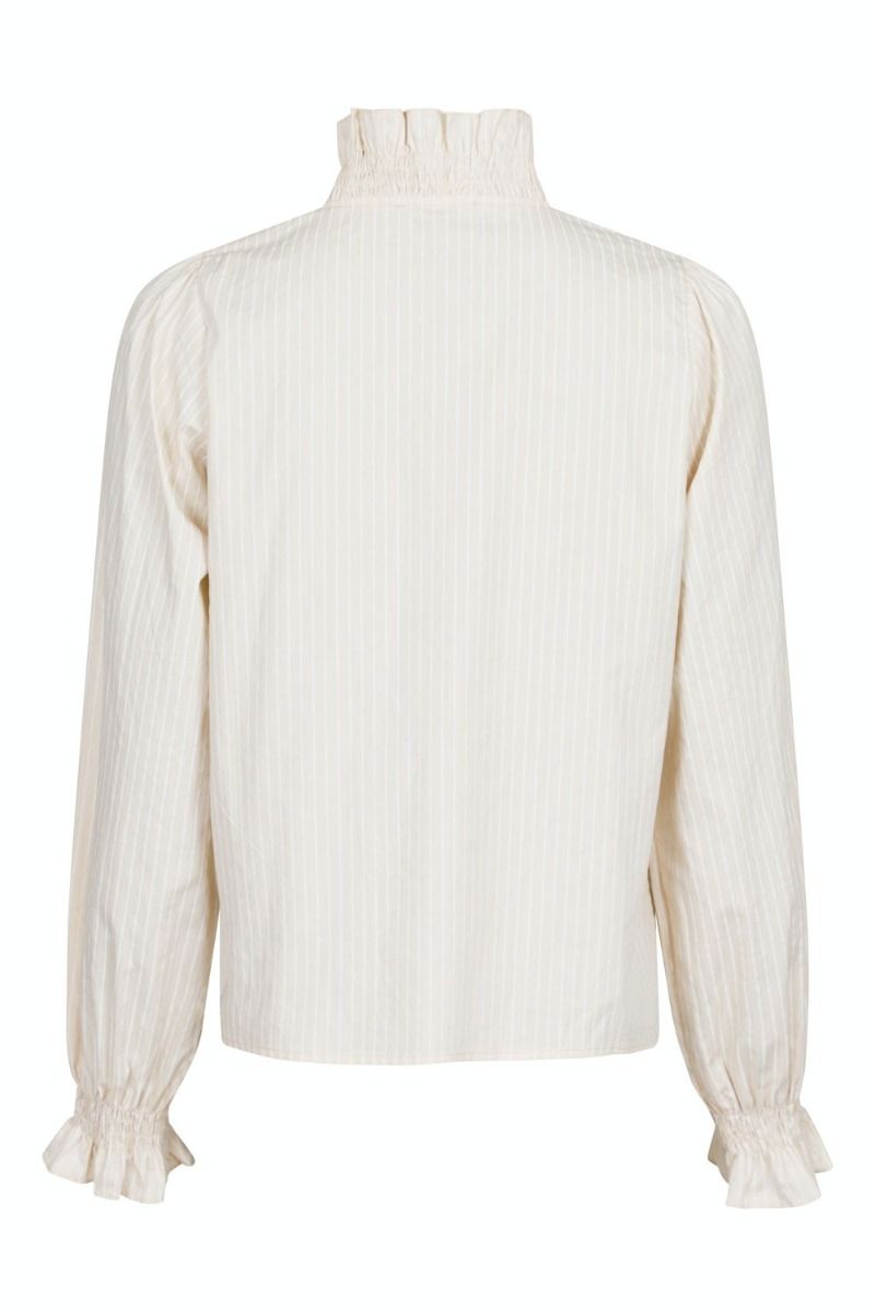 Neo Noir - Skjorte - Brielle Single Stripe Blouse - Sand