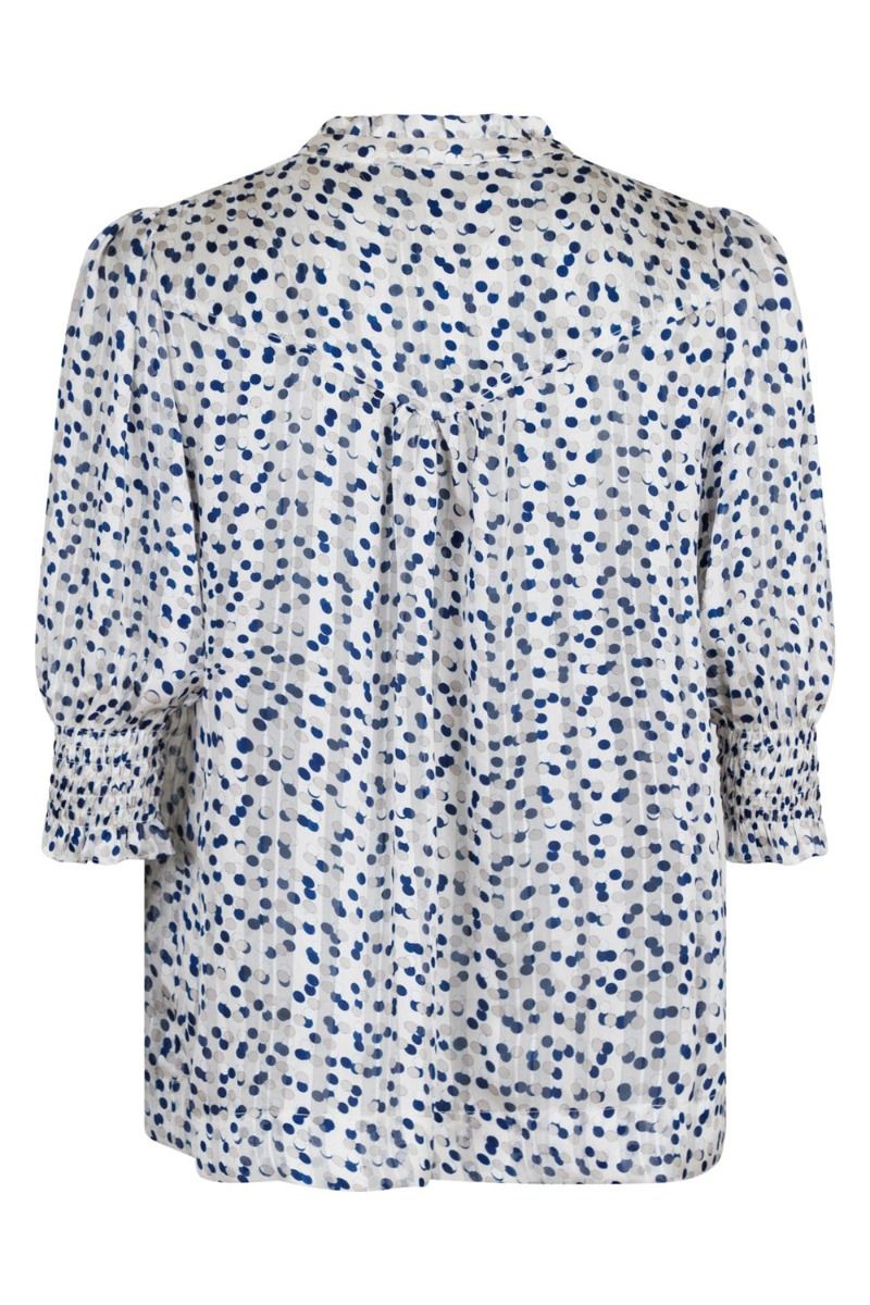 Neo Noir - Bluse - Diana Triple Dot Blouse - Off White