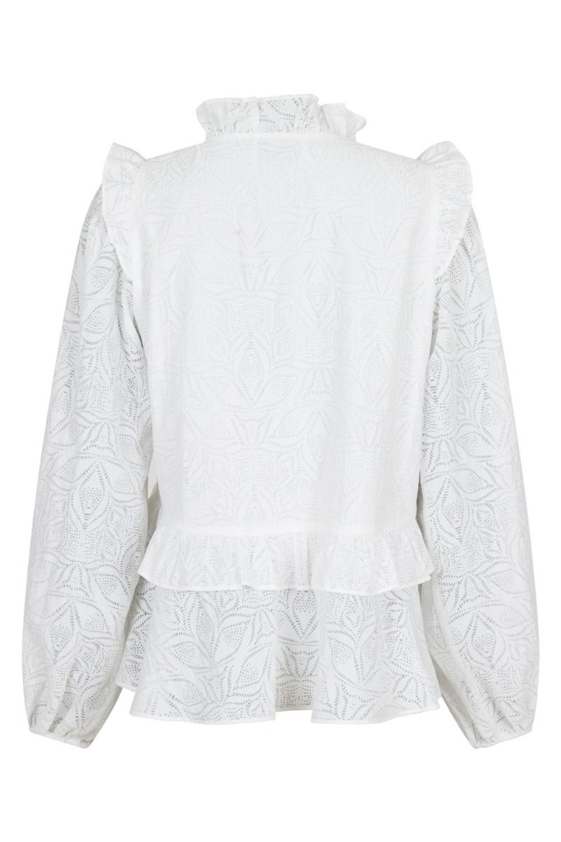 Neo Noir - Bluse - Hawaii Burnout Blouse - White
