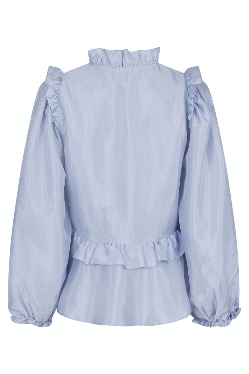 Neo Noir - Bluse - Hawaii Solid Blouse - Light Blue