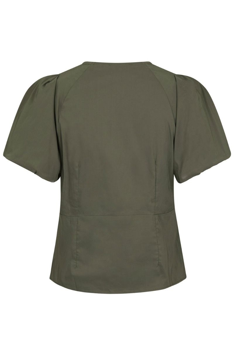 Neo Noir - Bluse - Irina Poplin Blouse - Army