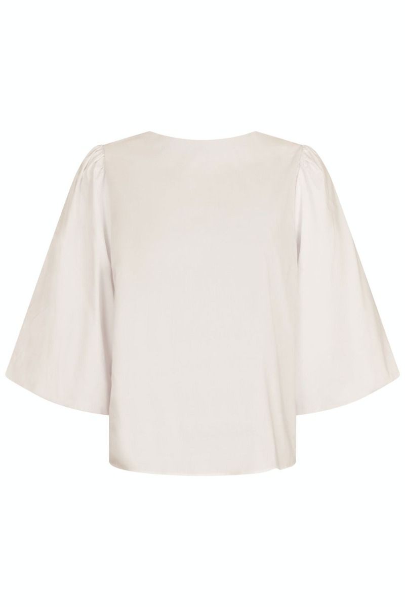 Neo Noir - Bluse - Lorraine Poplin Blouse - Ivory