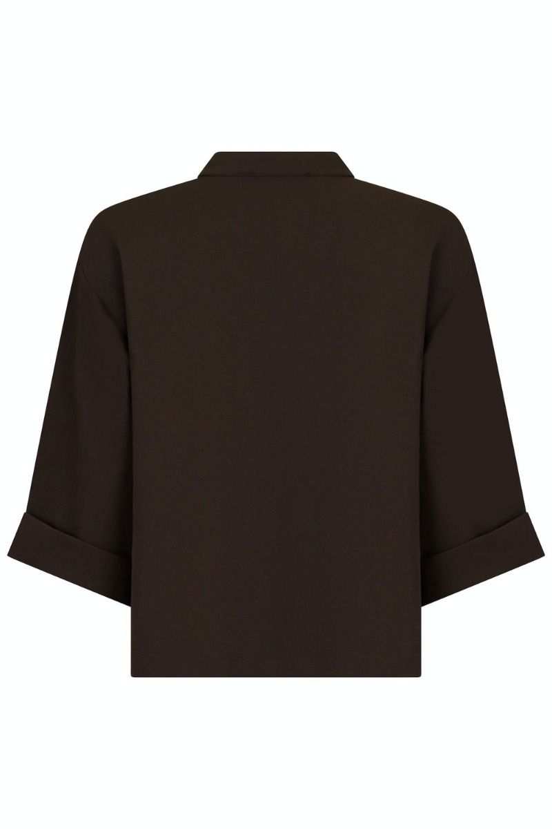 Neo Noir - Bluse - Luma Crepe Blouse - Brown