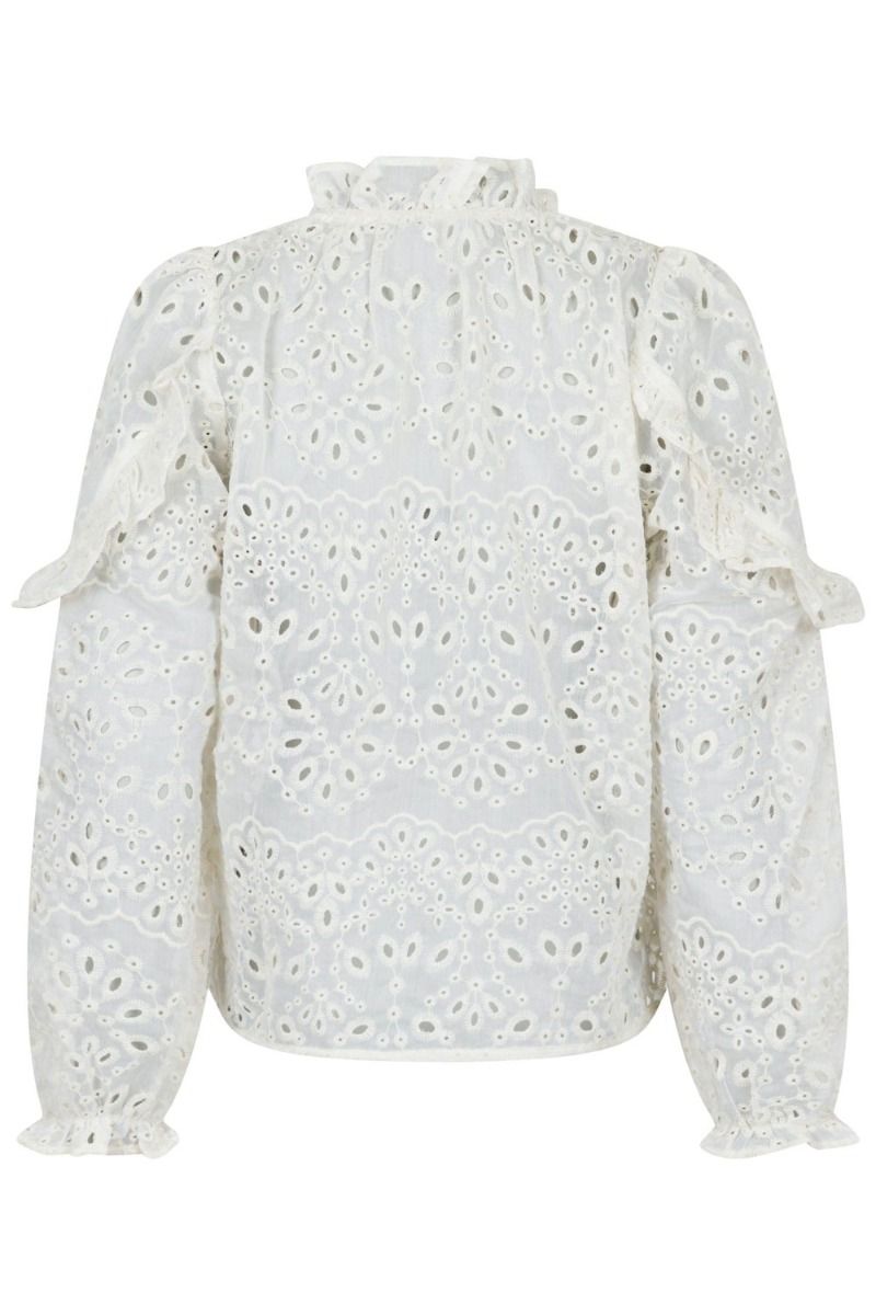 Neo Noir - Bluse - Nadira Embroidery Blouse - Ivory