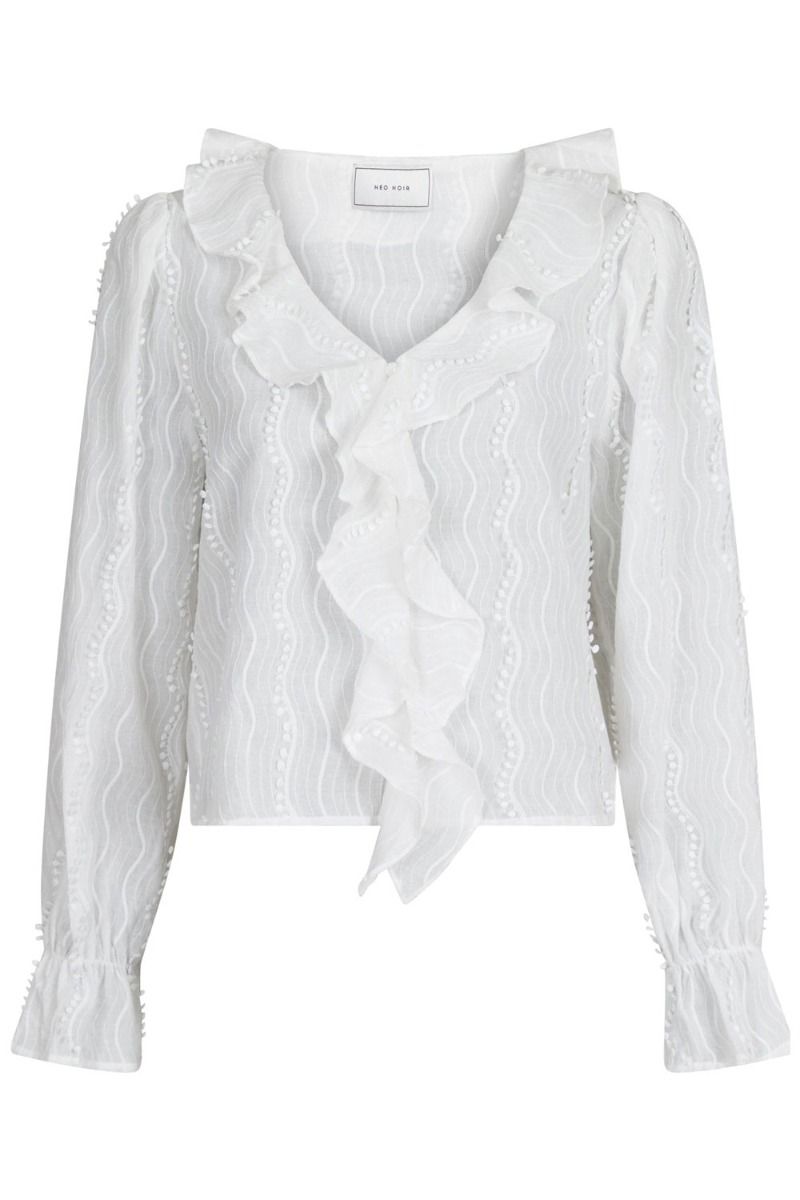 Neo Noir - Bluse - Nanci Wave Blouse - Off White