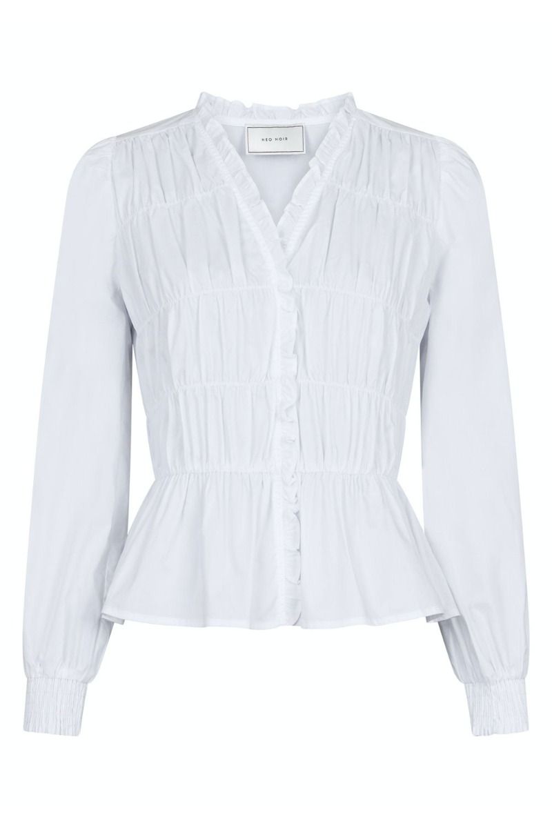 Neo Noir - Bluse - Ora Poplin Blouse - White