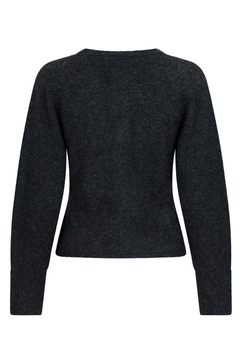 Neo Noir - Bluse - Rex Knit Blouse - Antracit