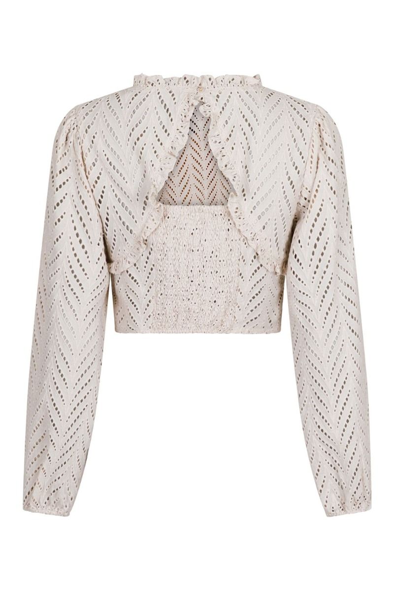 Neo Noir - Bluse - Rivoli Wave Blouse - Ivory