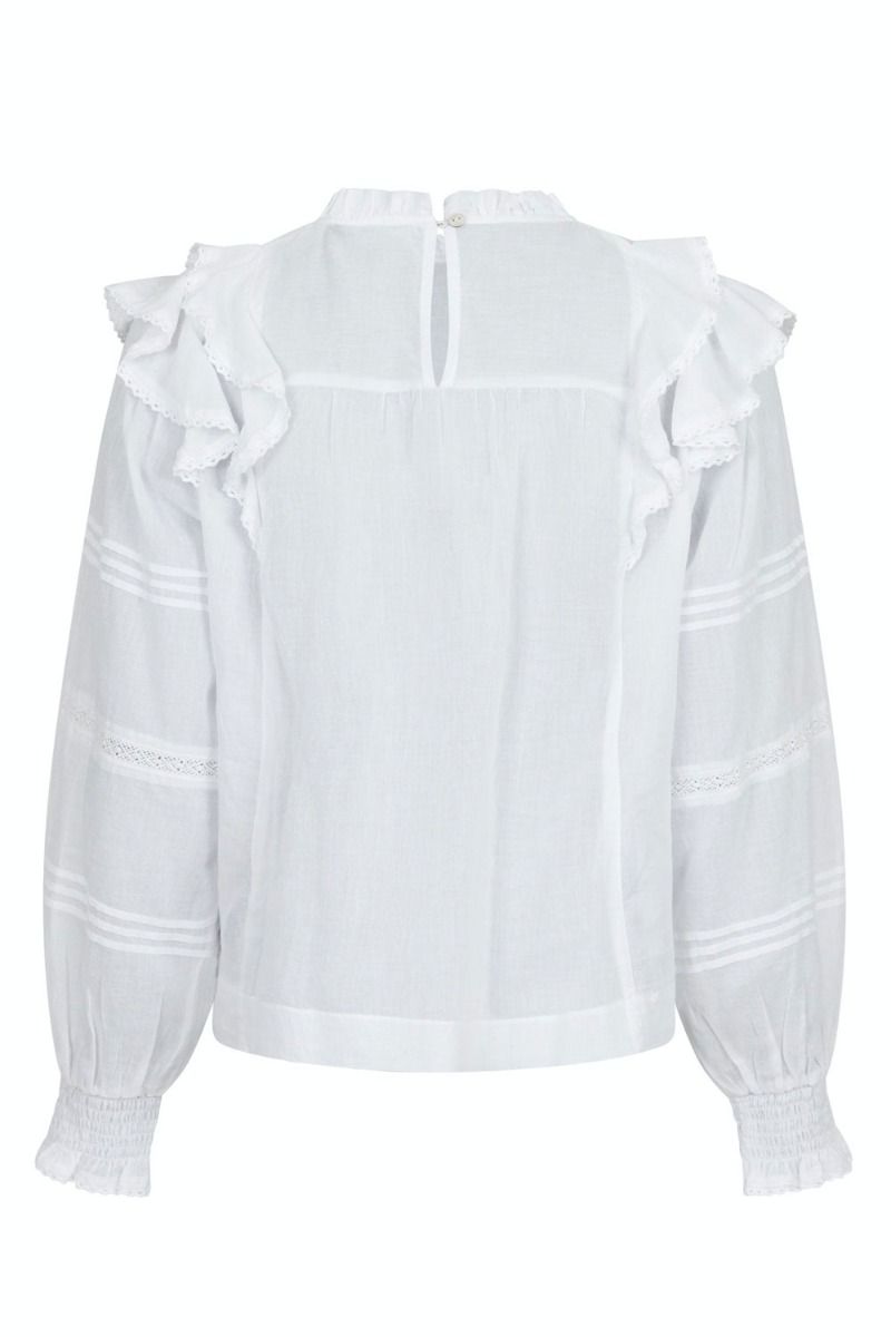 Neo Noir - Bluse - Simkie S Voile Blouse - White