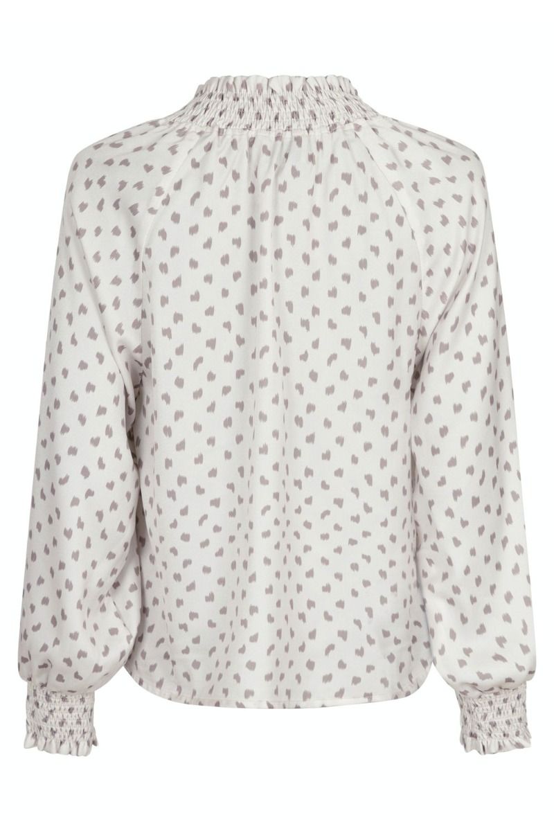 Neo Noir - Bluse - Stone Fading Ink Blouse - Taupe