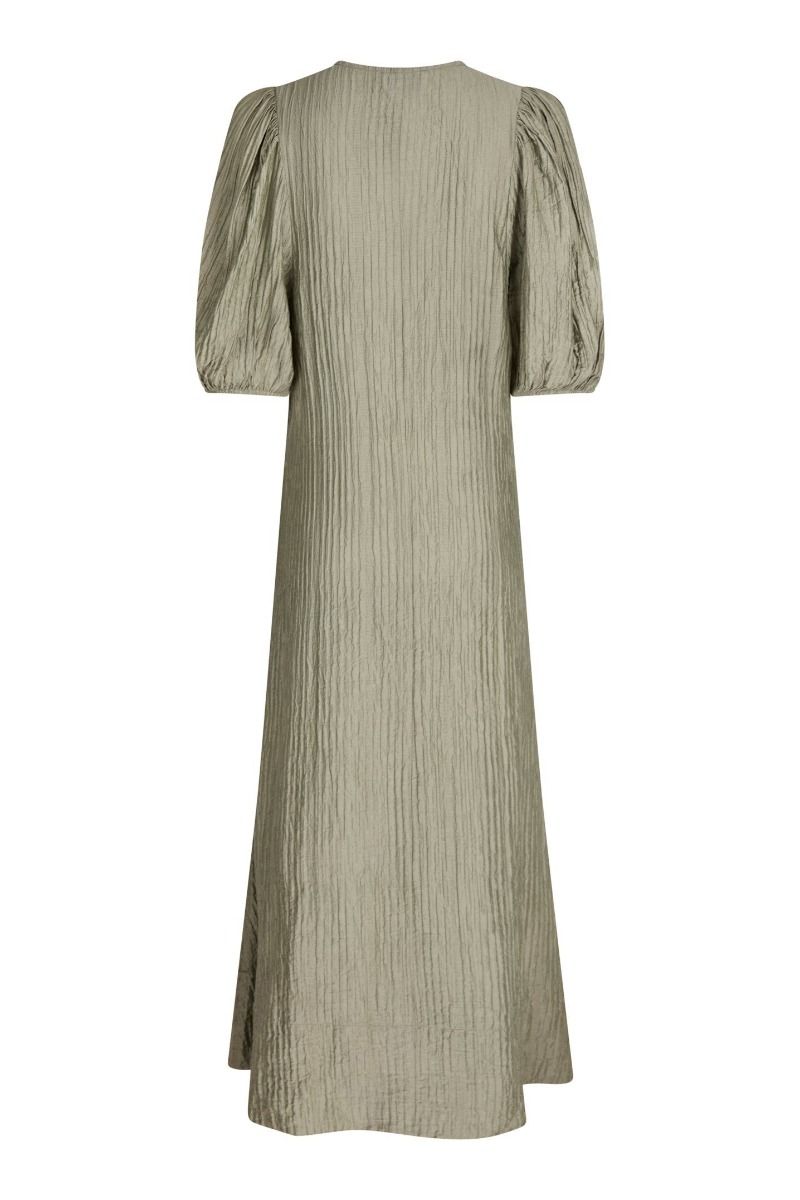 Neo Noir - Kjole - Bobbie Crepe Dress - Smoke Green