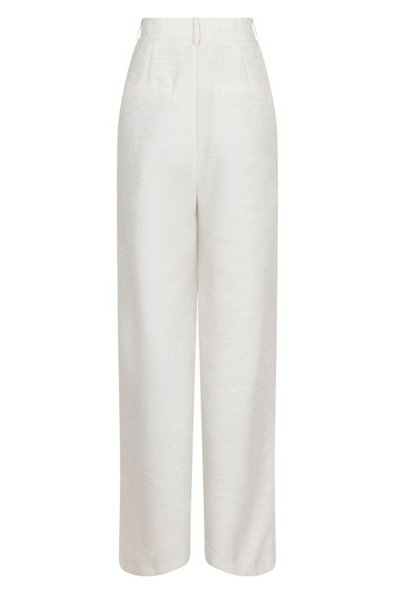 Neo Noir - Bukser - Alessandra Boucle Pants - Creme