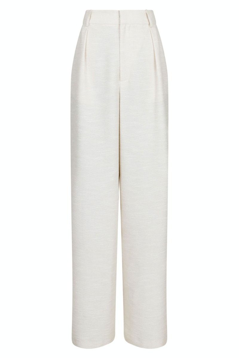Neo Noir - Bukser - Alessandra Boucle Pants - Creme