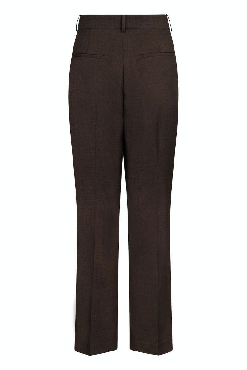 Neo Noir - Bukser - Alice Melange Pants - Mocca Melange