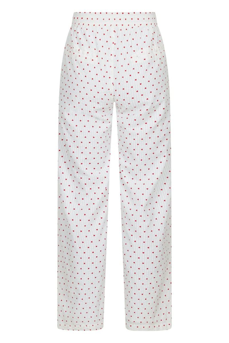 Neo Noir - Bukser - Astra Heart Pants - White