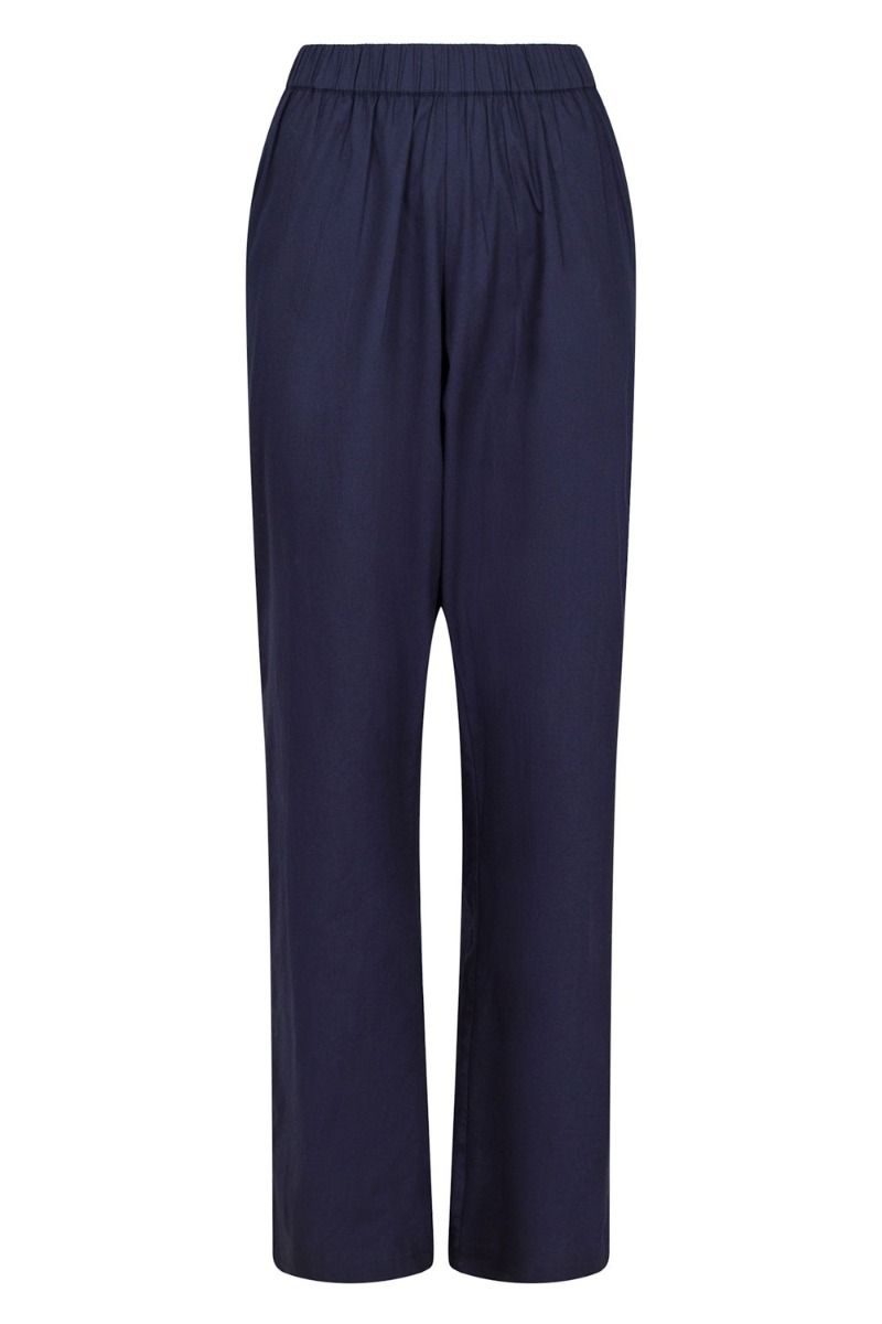 Neo Noir - Bukser - Astra C Poplin Pants - Dark Navy