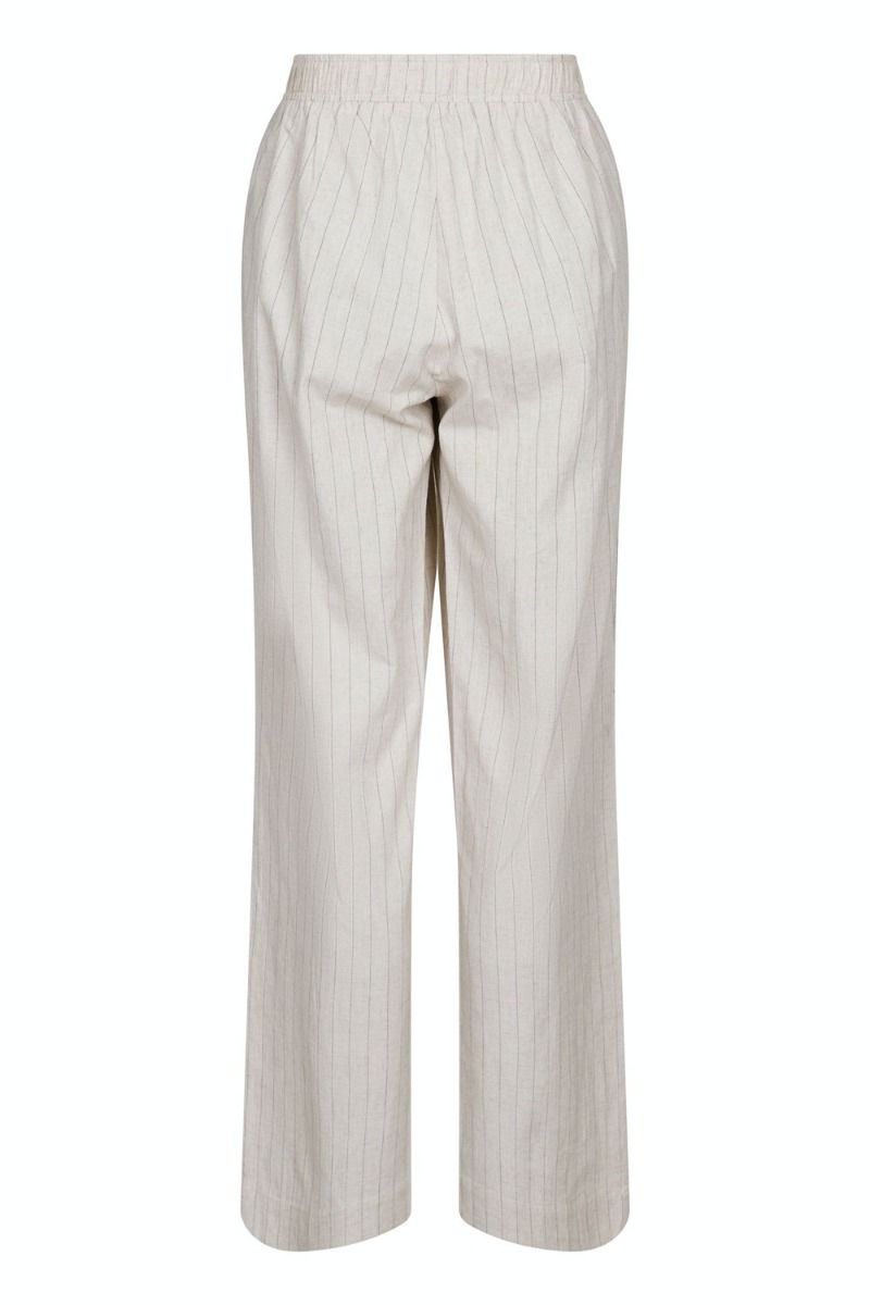 Neo Noir - Bukser - Astra Summer Stripe Pants - Natural