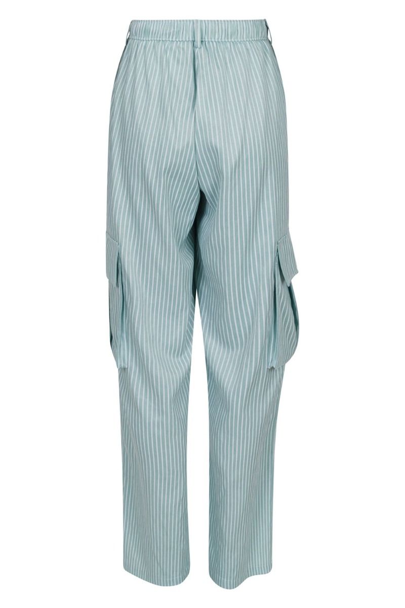 Neo Noir - Bukser - Kelly Stripe Pants - Mint