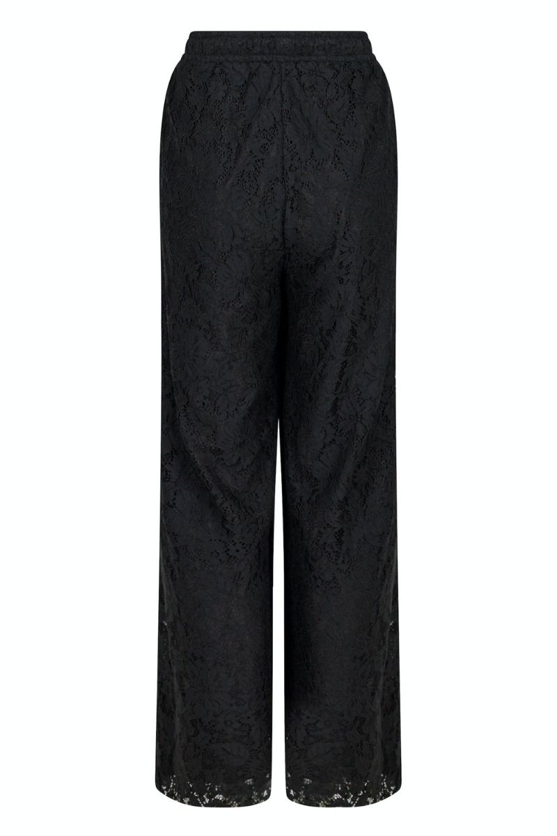 Neo Noir - Bukser - Madison Lace Pants - Black