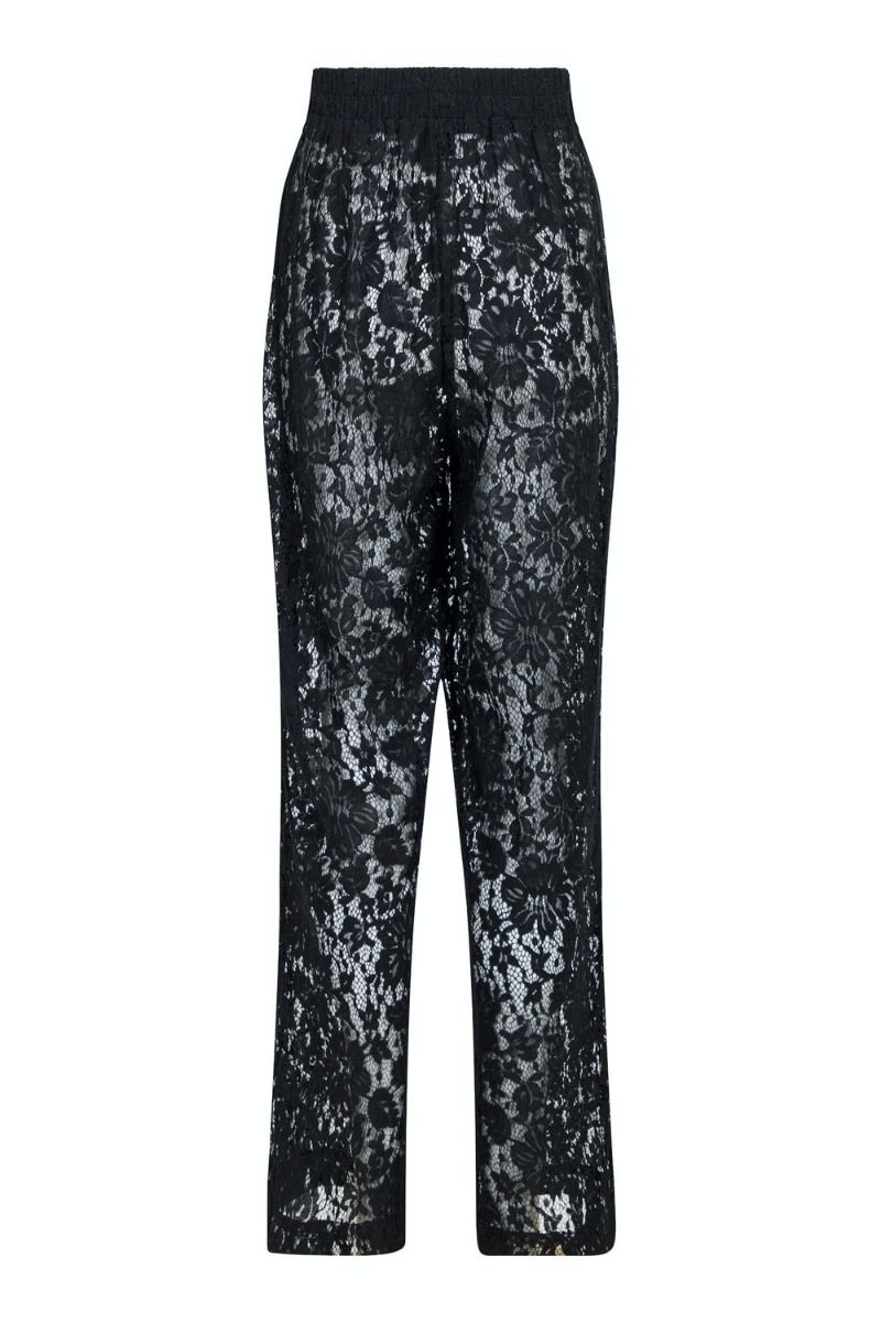 Neo Noir - Bukser - Rebecca Lace Pants - Black