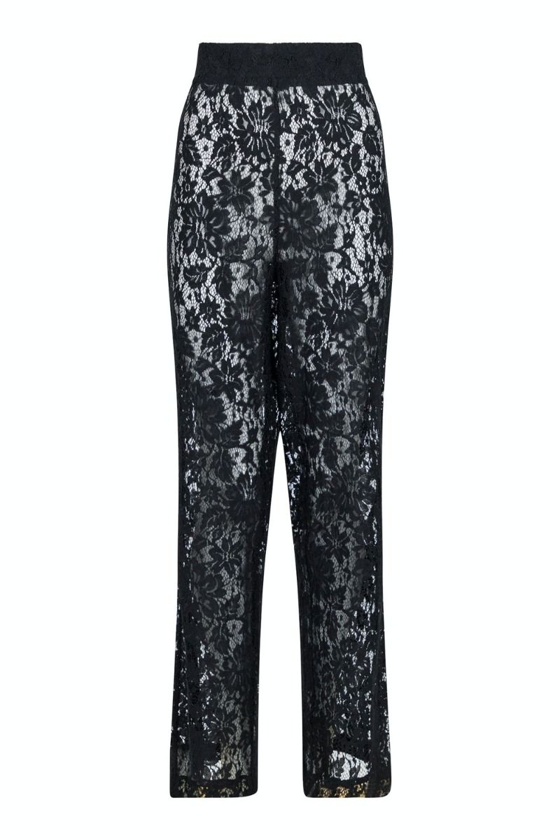 Neo Noir - Bukser - Rebecca Lace Pants - Black