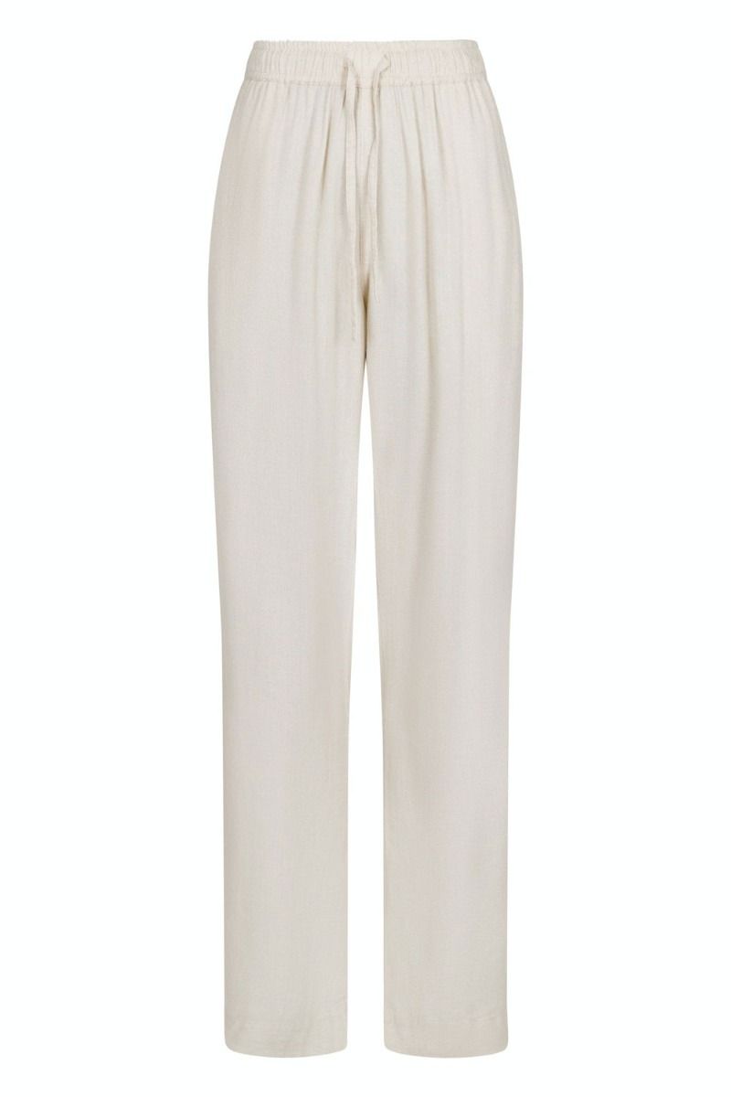 Neo Noir - Bukser - Sonar Drapy Linen Pants - Natural