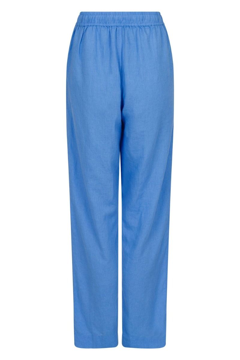 Neo Noir - Bukser - Sonar Linen Pants - Dusty Blue