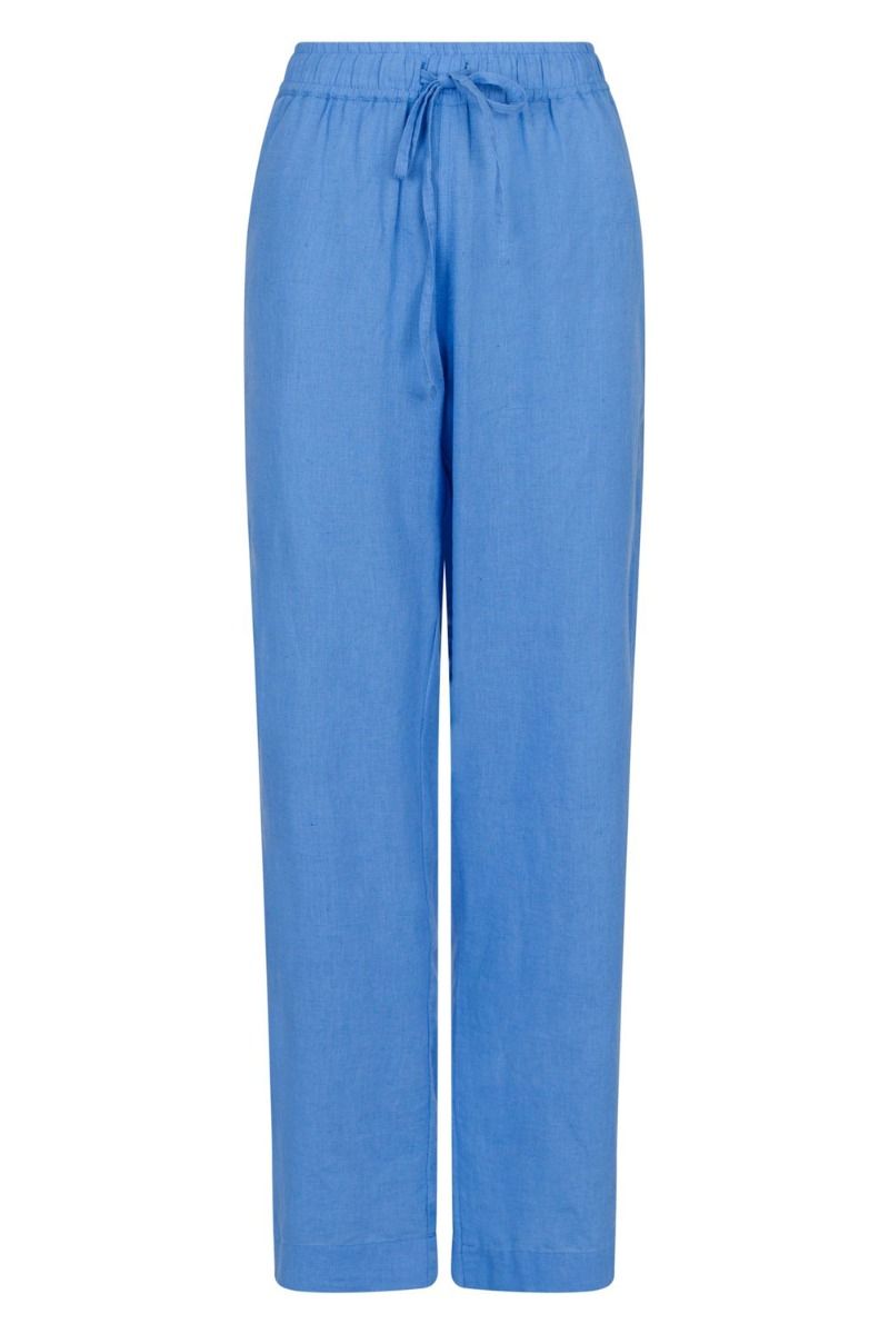 Neo Noir - Bukser - Sonar Linen Pants - Dusty Blue