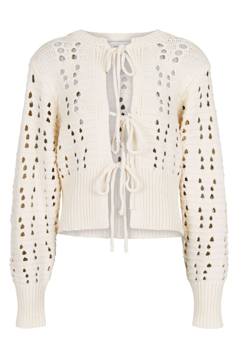 Neo Noir Bethie - Cardigan - Knit Cardigan - Creme