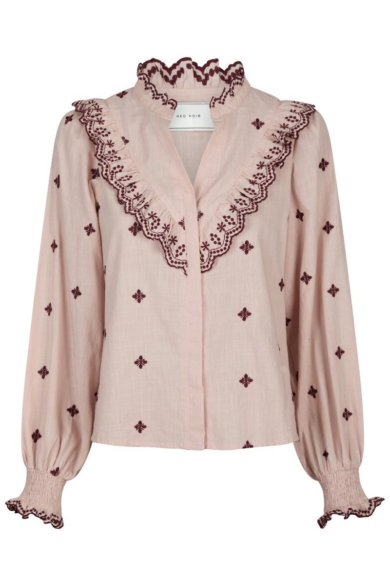 Neo Noir - Bluse - Degas Blouse - Dusty rose