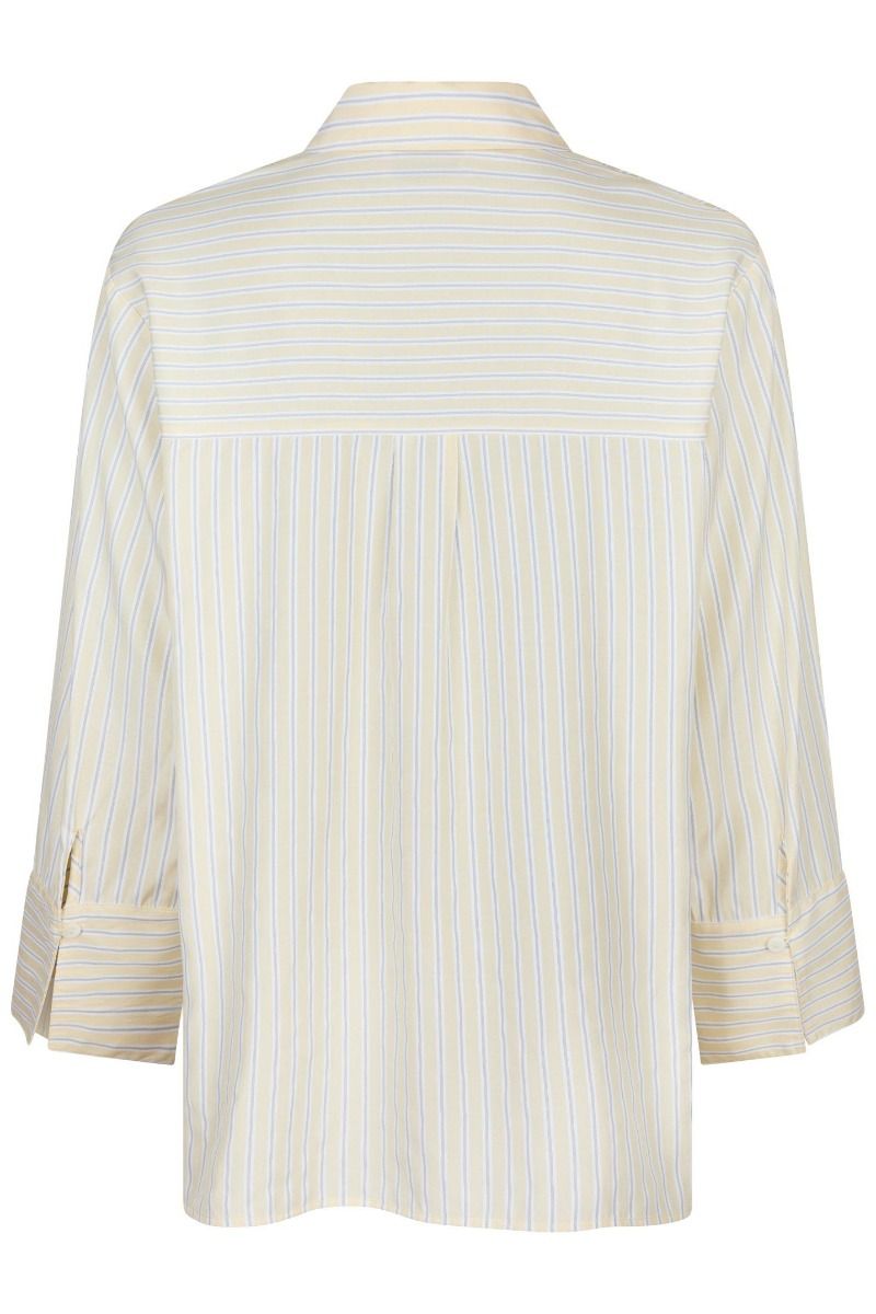 Neo Noir - Skjorte - Dita Stripes Shirt - Light Yellow