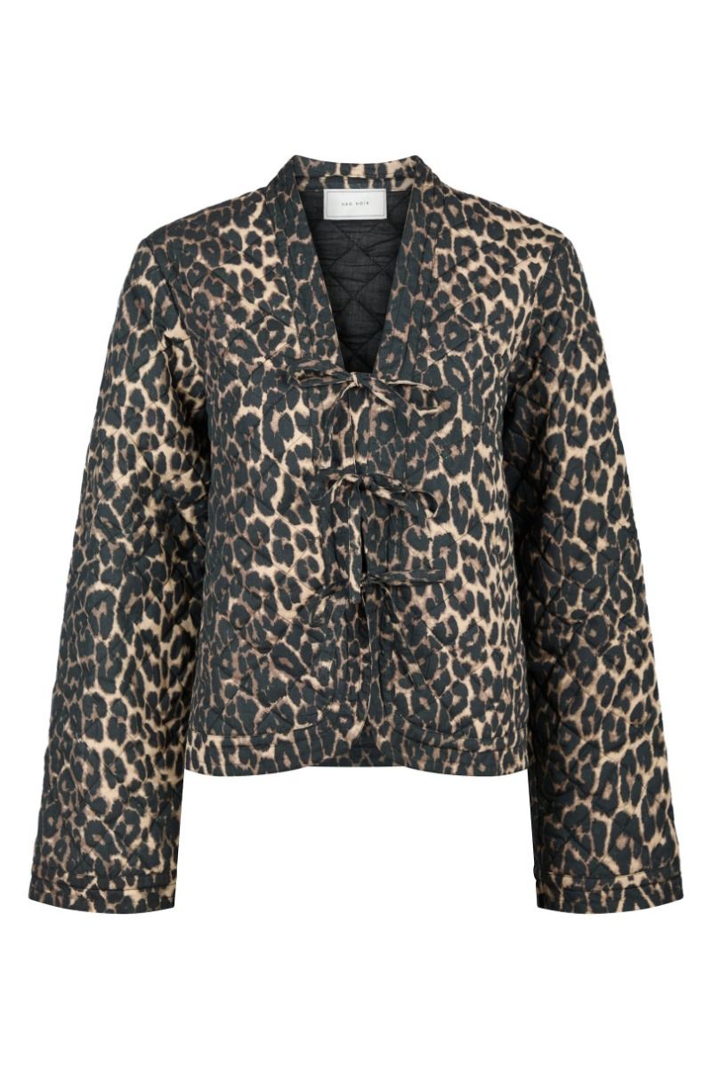 Neo Noir - Jakke - Dubbie Leo Quilt Jacket - Leopard