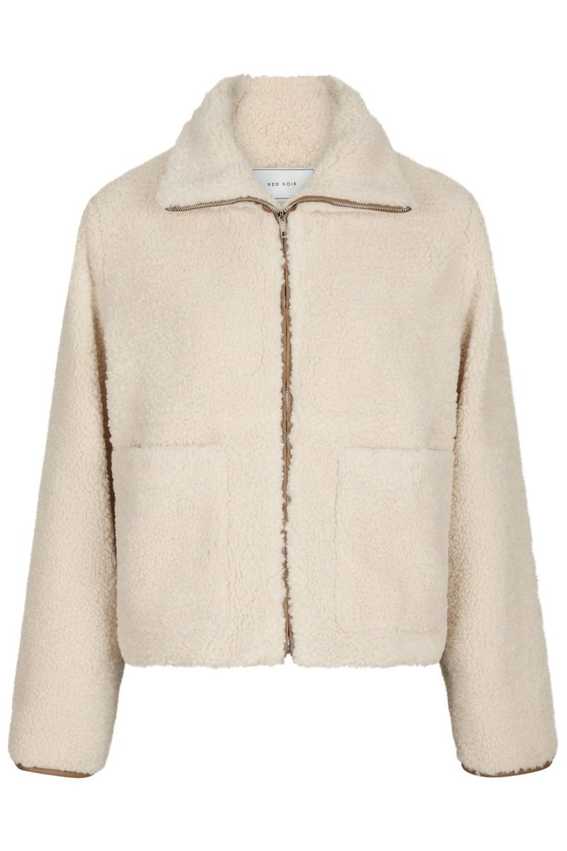 Neo Noir - Jakke - Effa Teddy Jacket - Ivory