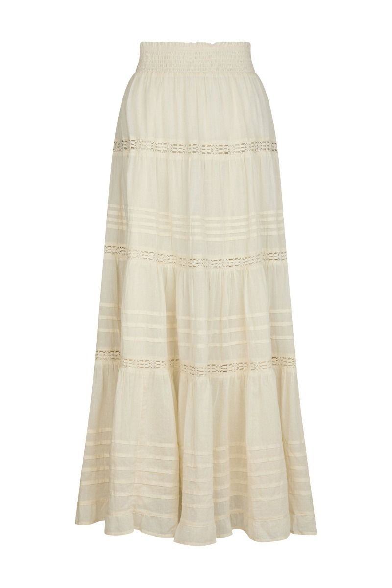 Neo Noir - Nederdel - Felicia S Voile Skirt - Light Yellow