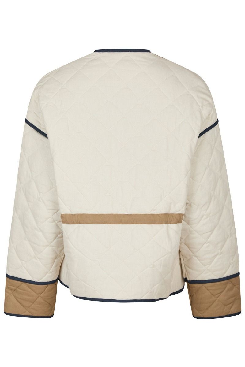 Neo Noir - Jakke - Gerdi Solid Quilt Jacket - Creme