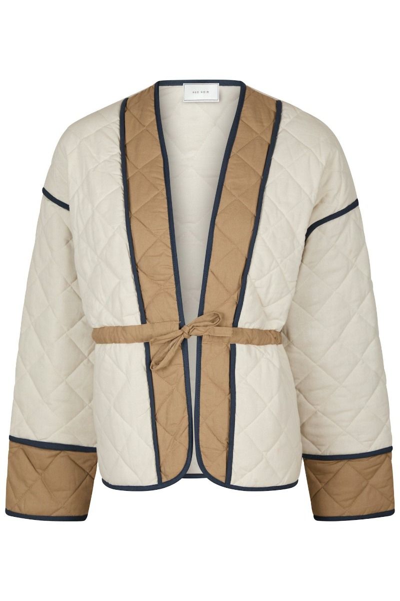 Neo Noir - Jakke - Gerdi Solid Quilt Jacket - Creme