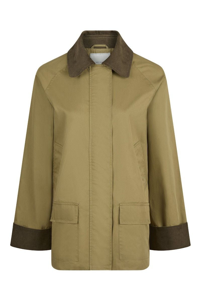 Neo Noir - Jakke - Anastacia Cord Jacket - Khaki