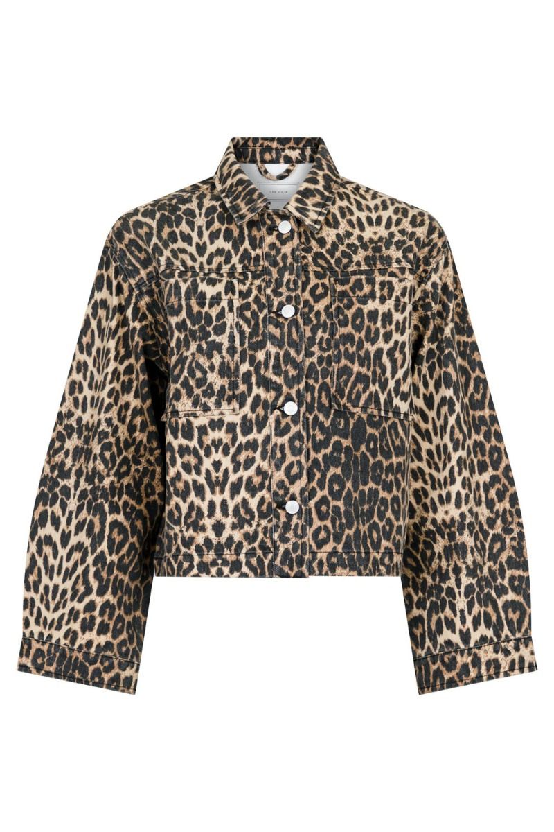 Neo Noir - Jakke - Emilia Leopard Jacket - Leopard 